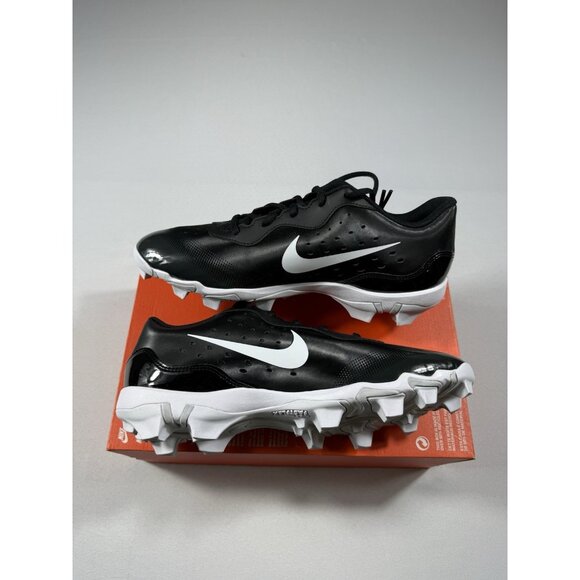 New Men’s Size 11.5 Black White Nike Huarache 4 KYSTN Baseball Cleats DJ6524 001 - Picture 4 of 10